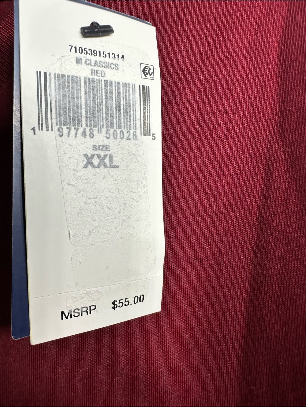 NWT Polo Ralph Lauren Maroon Crewneck T-Shirt Blue Pony XXL - Picture 4 of 14